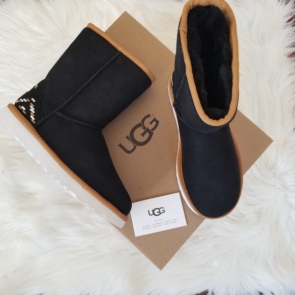 UGG Shoes - UGG Classic Rustic Weave Boots